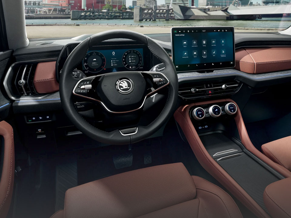 diseño interior Skoda Kodiaq